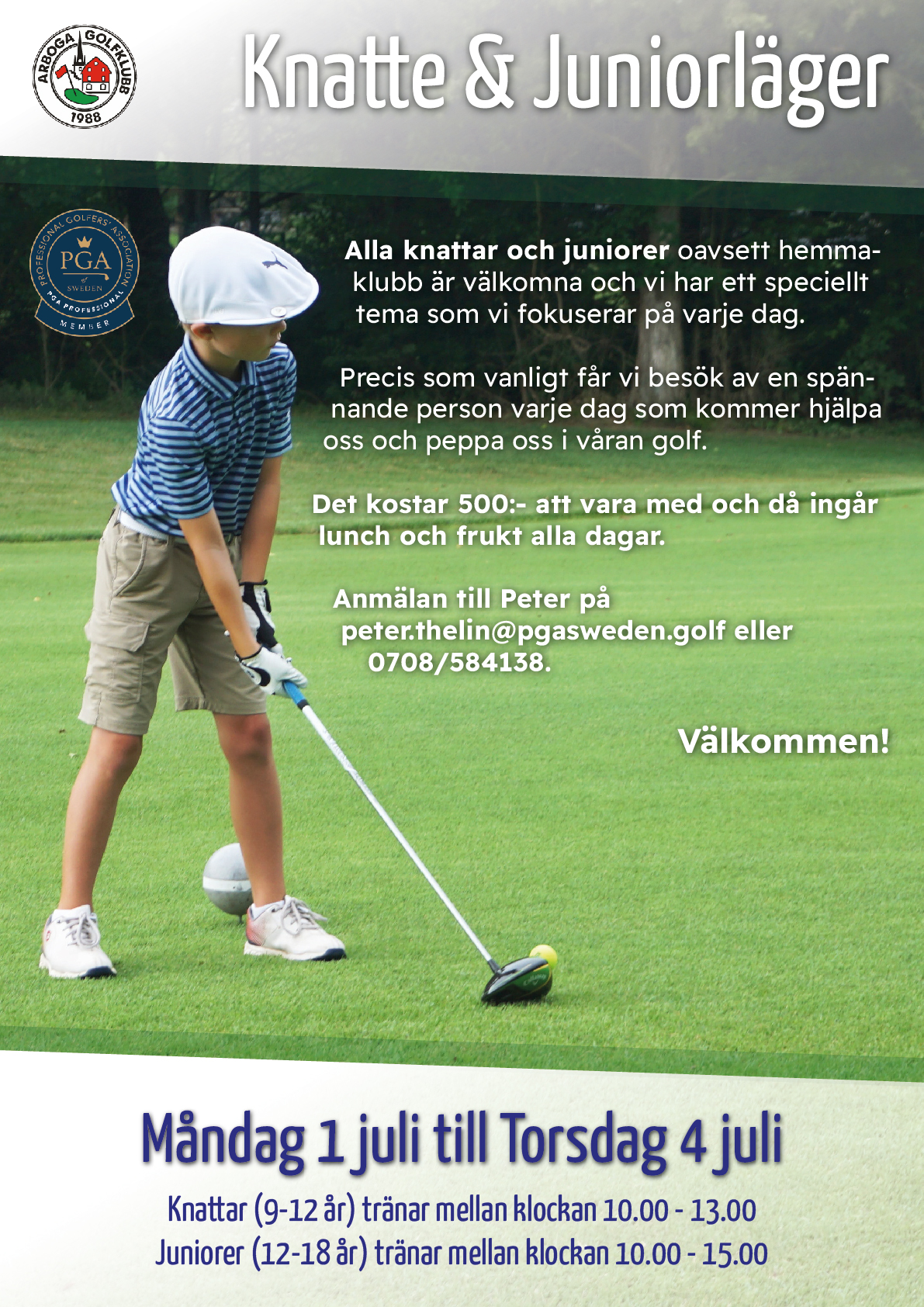 Knatte- och juniorserien 2024 - Läs mer!