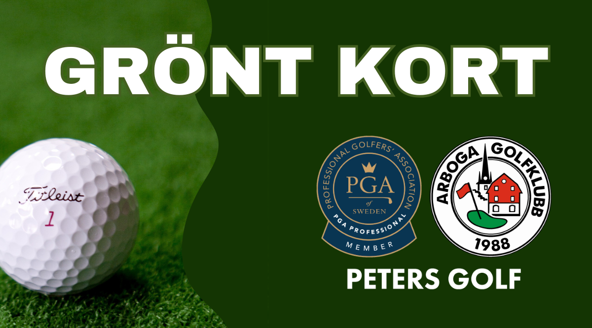 Grönt kort 2025 - Utbildningar löpande under året - Peters Golf