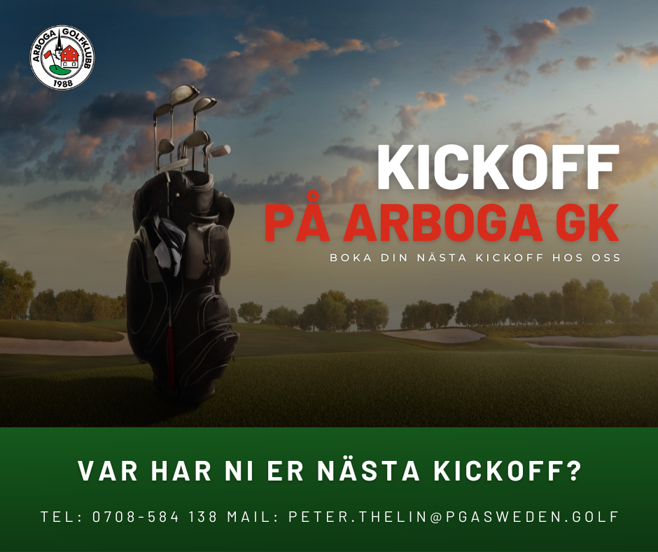 Kickoff 2024 på Arboga GK - Peters Golf
