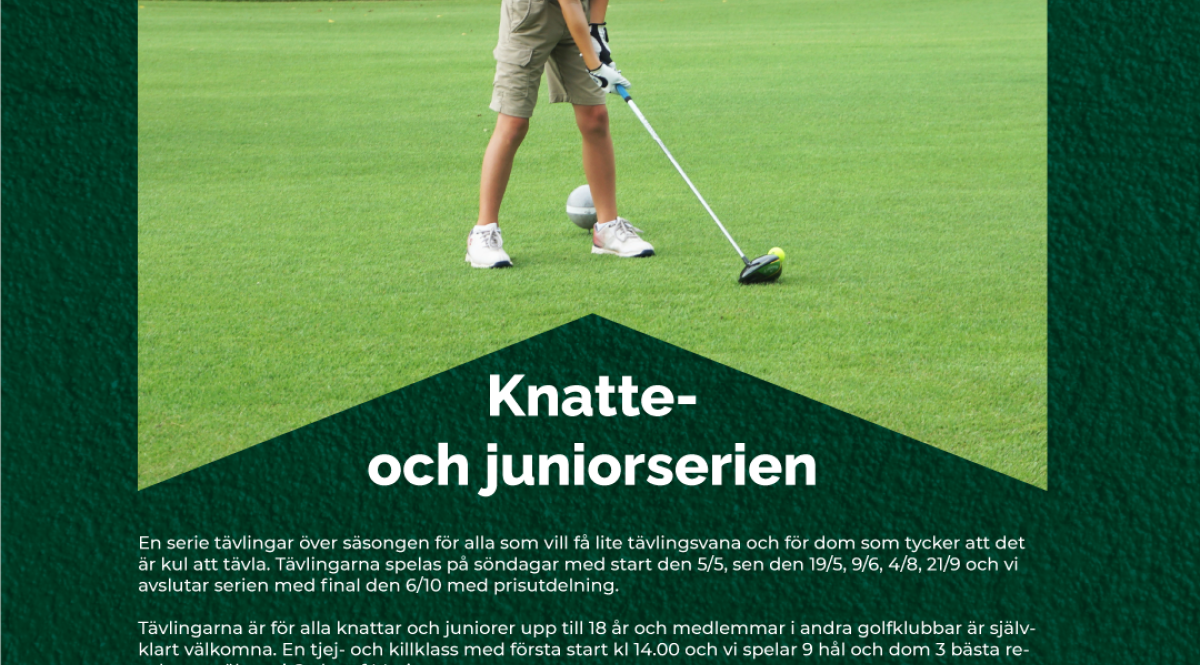 Knatte- och juniorserien Arboga GK - Peters Golf